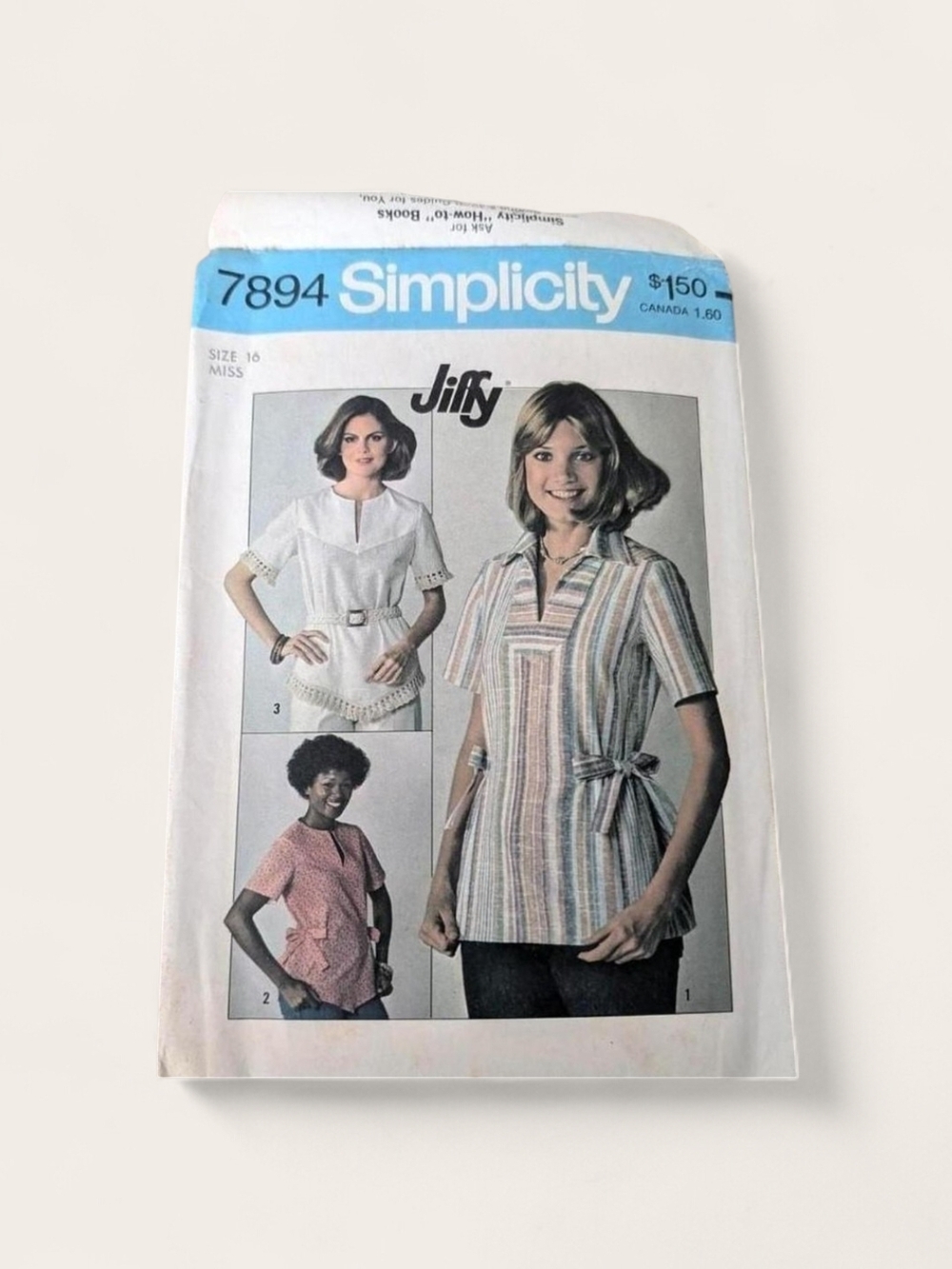 1977 Simplicity Sewing Pattern